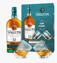 [港行] Singleton 12 蘇格登12年單一麥芽威士忌 Clink Glasses 700ml [限量禮盒裝]