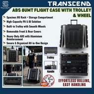 ABS 8UMT Flight Case With Trolley & Wheel Equipment Rack ABS 8U Case