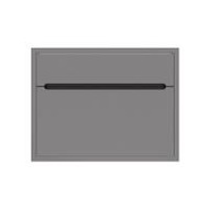 ตู้ลิ้นชัก KITZCHO CURVE 86x66 ซม. GREY GRAPHITE (1281346)