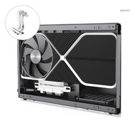 【SUIT*】 Silver Body PCIe 5 0 x16 GPU Extension Cable Reverse Flat Ribbon for SFF Build Use and Inter