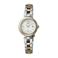 Seiko Watch Seiko Selection S Series Ladies Solar Bracelet SWFA212 Women's Silver & Pink Gold