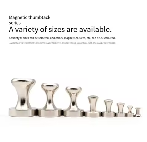 N52 Refrigerator Magnets Magnetic Push Pins Neodymium Magnet Pins Magnetic Thumb Tacks Sucker For Wh