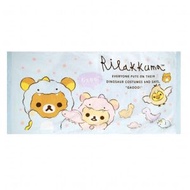 日本進口 - Rilakkuma 鬆弛熊 毛巾 60×120cm-粉藍恐龍款(平行進口)