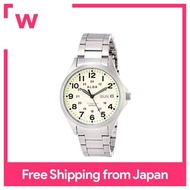 [Seiko Watch] Wrist Watch Alba Quartz Titanium Sporty Reinforced Waterproof for Daily Life (10 ATM) Date/Day of the Week Inscription AQPJ401 Men's Silver