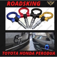 CAR AUTO TOYOTA HONDA PERODUA Towing Hook Style Holder Racing Front Bumper Rear Rod Bar performance