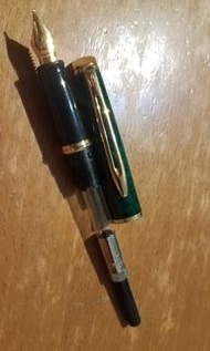 全新waterman"hemisphere系列"marble green鋼筆(不包盒)