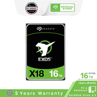 Seagate 16TB Exos X18 Enterprise HDD 512E/4KN 3.5" SATA 3.0 (6GB/S) 256MB 7200RPM (ST16000NM000J)