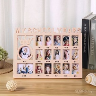 Time Grade ID License Plate Campus Children Baby Small Class Age Frame Growth Photo Frame Record Pen
