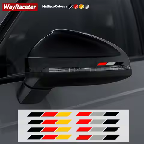 Tri Colors Sport Performance German Flag Vinyl Sticker For Audi TT A3 S3 S4 A4 A5 A6 S6 A7 A8 R8 Q4 
