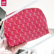 🔥 ของแท้ส่งไว 🔥    ESTEE LAUDER Cosmetic bag RED EL กระเป๋าอเนกประสงค์ กระเป๋าใส่เครื่องสำอาง  กระเป