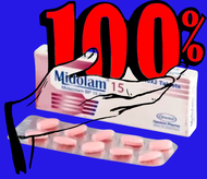 Midolam 15 mg 1. PAPER Tablet 5 PAPAN 50 Tablets 10 PAPER 100 Tablets..