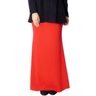 AQEELA Muslimah Wear Mermaid Skirt - Red AS33D