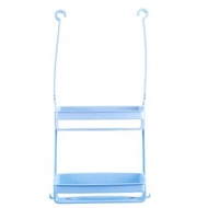 ONE - 日式收納系列 廚房掛架 浴室掛架 門後掛架 戶外掛架【淺藍色】