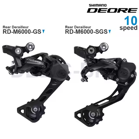 SHIMANO DEORE M6000 10v RD - Rear Derailleur RD-M6000-GS /RD-M6000-SGS- Long Cage / Medium Cage Orig
