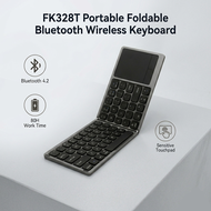 FK328T Portable Foldable Bluetooth Wireless Keyboard for Cell Phone and Laptop