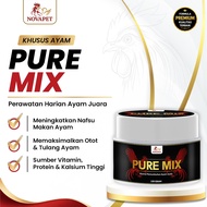 PURE MIX Premium Fighting Cock Supplement - High Protein Calcium Weight Gain & Weight Gain for Fight