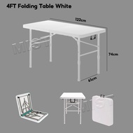 6 Foot Folding Banquet Table Event / Dining / Hall / Buffet Folding Table Night Market 6 Foot Commer