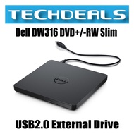 Dell DW316 DVD+/-RW Slim USB2.0 External Drive
