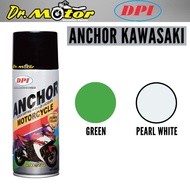【Barang tempat】ANCHOR Kawasaki K417* K417 K 417 K411* GREEN Pearl White KAWASAKI CAN SPRAY PAINT CAT