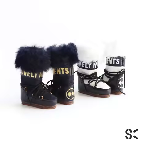 SK Couture Fur Snow Boots for Blythe, Obitsu 24, Jacoosun, Azone