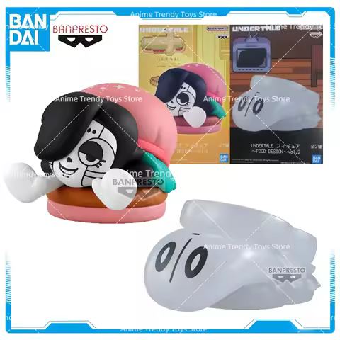 In Stock Bandai Banpresto Undertale Food Design Vol.2 A.Mettaton & B.Napstablook Anime Action Figure