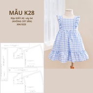 PAPER SHEET A0 BABY DRESS K28