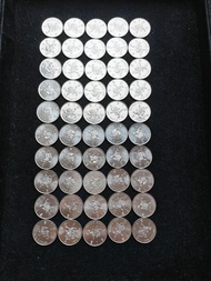 1997年香港壹圓麒麟紀念幣50個，UNC。