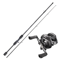 Malaysia Fishing Rod Set 2 Sections Fishing Rod 7.2:1 Gear Ratio Baitcasting Reel For Freshwater Fis