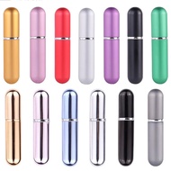 3/5/10/20pcs 5ml Mini Portable Refillable Perfume Bottle Aluminum Atomizer Spray Bottle Container pe