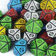 10pcs Polyhedral Dice D10(00-90) DND Dice Set for Board Game Accessories