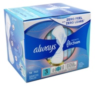 Always Pads Size 3 Infinity with Flex Foam (14 Count) Extra Heavy Flow (Pack of 3) Always Pads Size 