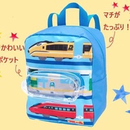 日單高顏值兒童新幹線雙肩背包幼兒園書包男孩小火車背包