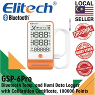 Elitech GSP-6Pro Bluetooth Temperature and Humidity Data Logger Recorder , 100000 Points