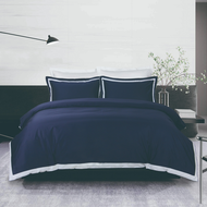 Eurotex Hotel Luxury 1400 Thread Count 100% Egyptian Cotton™ Fitted Sheet Set with Quilt Cover Herit