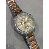 Balmer Multi-Hand Swarovski Crystals Ladies 36mm Bracelet Watch 7962M BRG-4