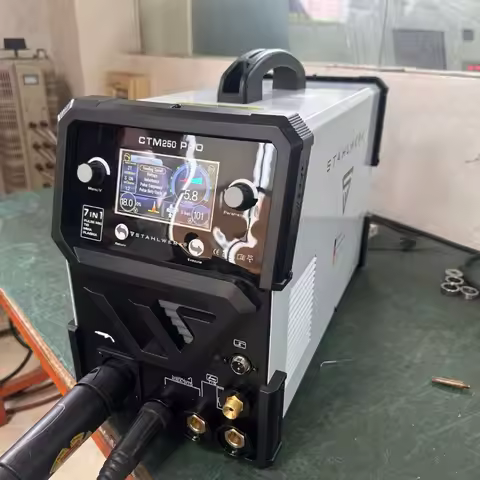 Stahlwerk CTM250pro 7IN1 MIG TIG MMA Plasma Cutter Multi Function Aluminum Welding Machine