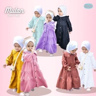 Mulan Series By Zalira Kids / Gamis Anak / Baju Muslim anak / Pakaian