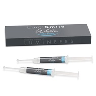 LumiSmile White Take-Home Teeth Whitening Treatment Syringes; two (2) 2.5 ml syringes of 16% Carbami