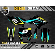 Decal KLX OLD DECAL KLX S DECAL STICKER KLX 10