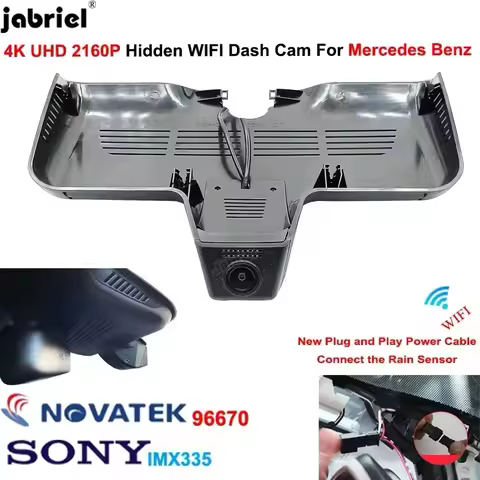 4K Car DVR Dash Cam For Mercedes Benz GLC C Class 220d 250d 300 350 400 C43 C63 w205 c204 glc 250d 3