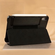 【春天來了】iPad mini 書本式皮革保護套 - 渡鴉黑