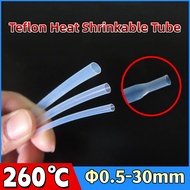 Teflon Heat Shrink Tubing With High Temperature Resistance Of 260℃ PTFE Insulation Sleeve FEP Ultra-
