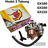 MESIN Carburetor Carburetor 2 Tube Engine Gx160 Gx200 Gx220 Honda 5.5Hp 6.5Hp good 7hp