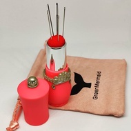 PINK PIN SAFETY PIN CASE