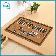 Door Mat Welcome Carpet Blanket Doormat Bottom Decorations Pumpkin for Bathroom Indoor Outdoor Home 