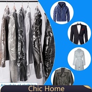 10pcs Clothes Dust Cover Suit Bag Water proof Garment Bags Hanging Coat Dust Cover Reusable 60*90cm