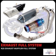 KYT  YAMAHA R25 EXHAUST RACING MUFFLER FULL SYSTEM AKRAPOVIC SC PROJECT