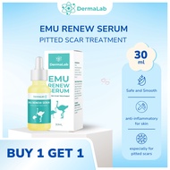 COMBO 2 bottles Dermalab- Emu Renew Serum - Pitted Scar Treatment Serum- anti-inflammatory for skin