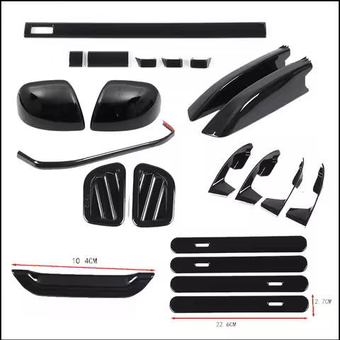 For Land Rover Range Rover Sport/Vogue L460 L461 2023+ ABS Piano Black Kit Side Door Rearview Mirror