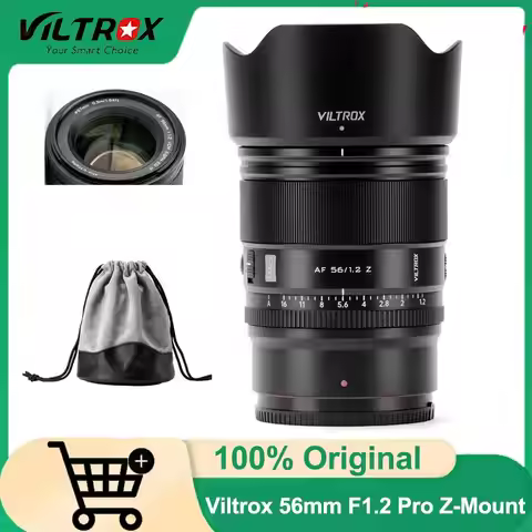 VILTROX 56mm F1.2 Pro Z-Mount APS-C Lens for Nikon, Autofocus Large Aperture Prime Lens for Nikon Z-